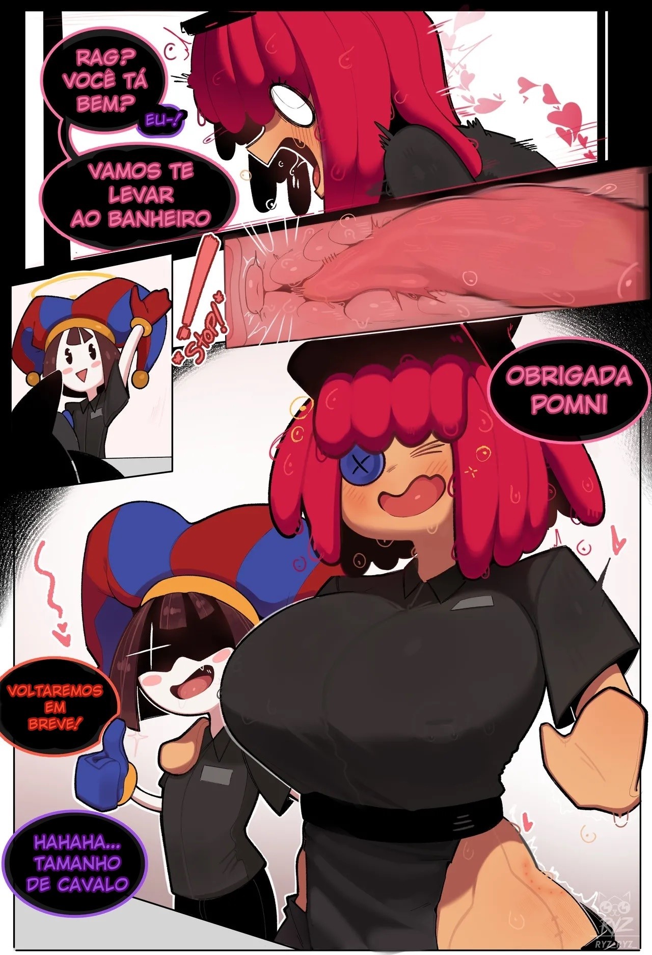 Pomni And Ragatha's Anti Abstraction Methods Part 3 Hentai pt-br 04