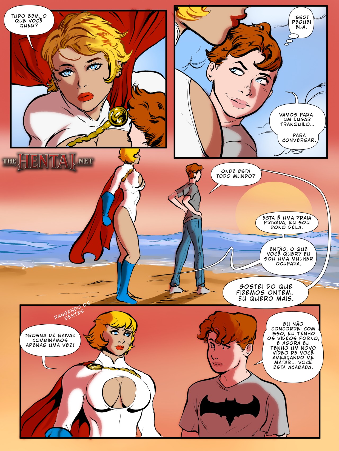Powergirl's New Master Hentai pt-br 13