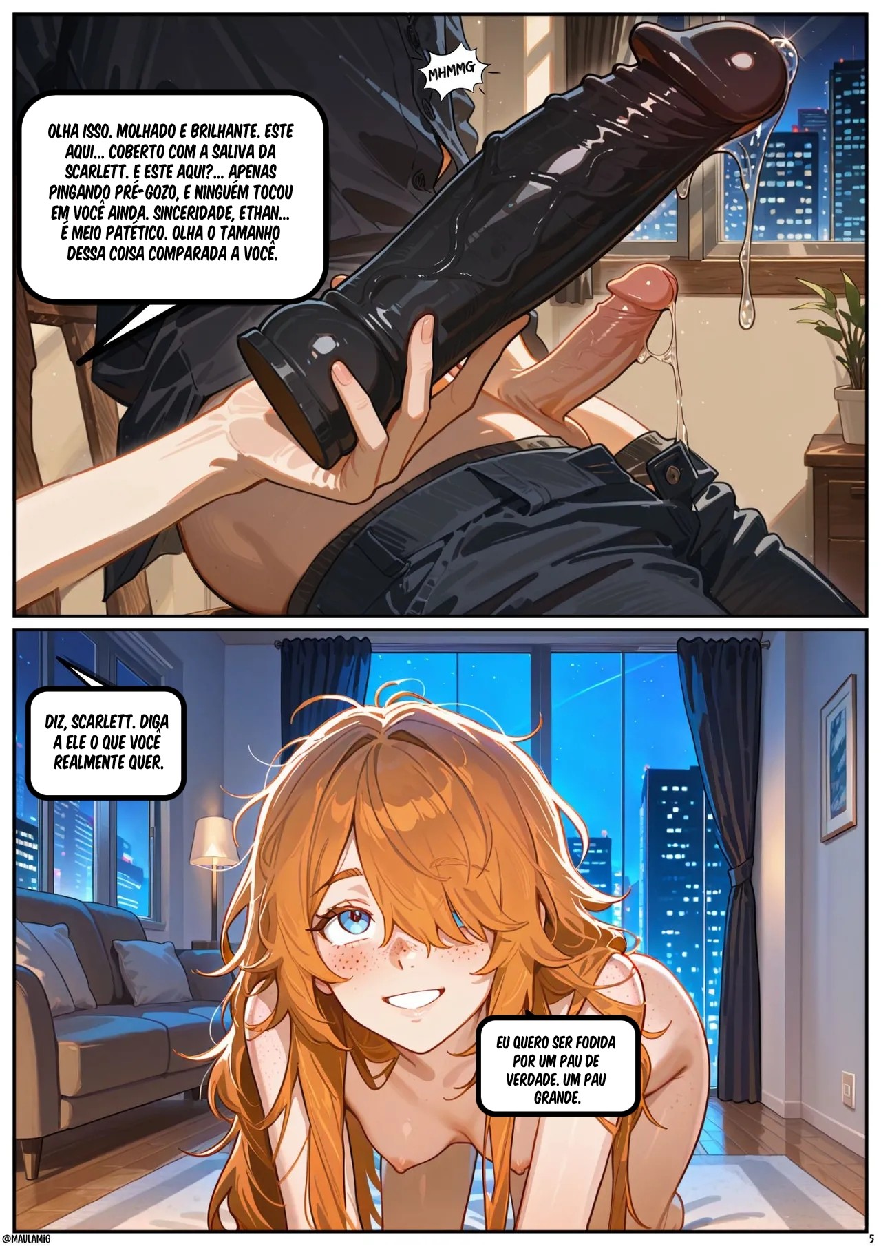 Scarlett Blaze Part 14: Obedience Unleashed  Hentai pt-br 06