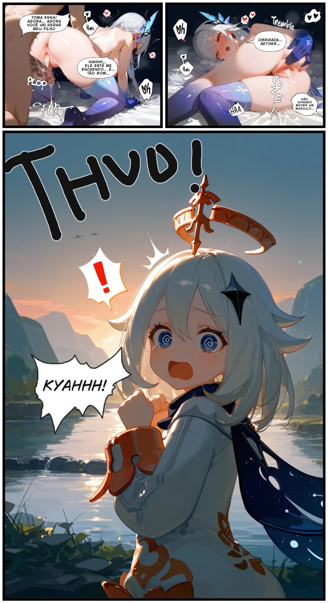 Skirk X Aether Hentai pt-br 18