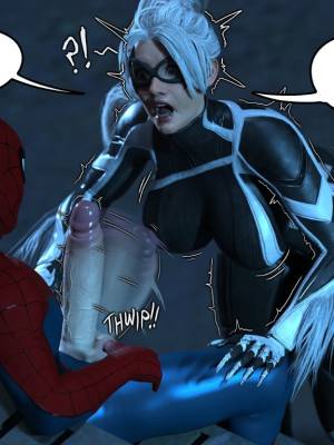Spider-Man vs Black Cat Hentai pt-br 02