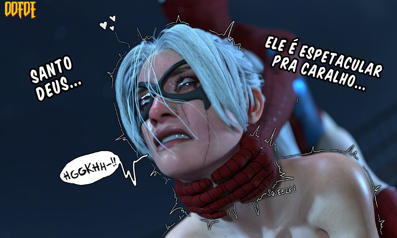 Spider-Man vs Black Cat Hentai pt-br 06