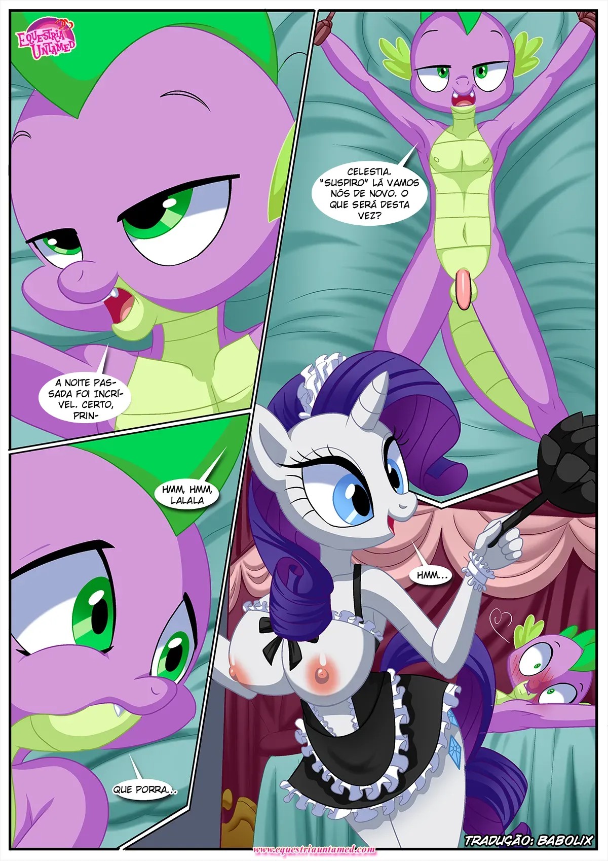 Spike's Ultimate Fantasies Or The Dragon King's Harem Hentai pt-br 13