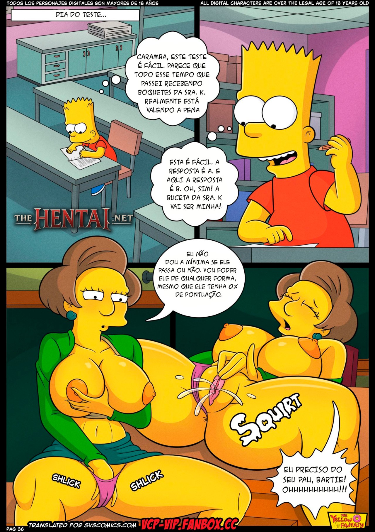 The Yellow Fantasy "El Examen" Hentai pt-br 37