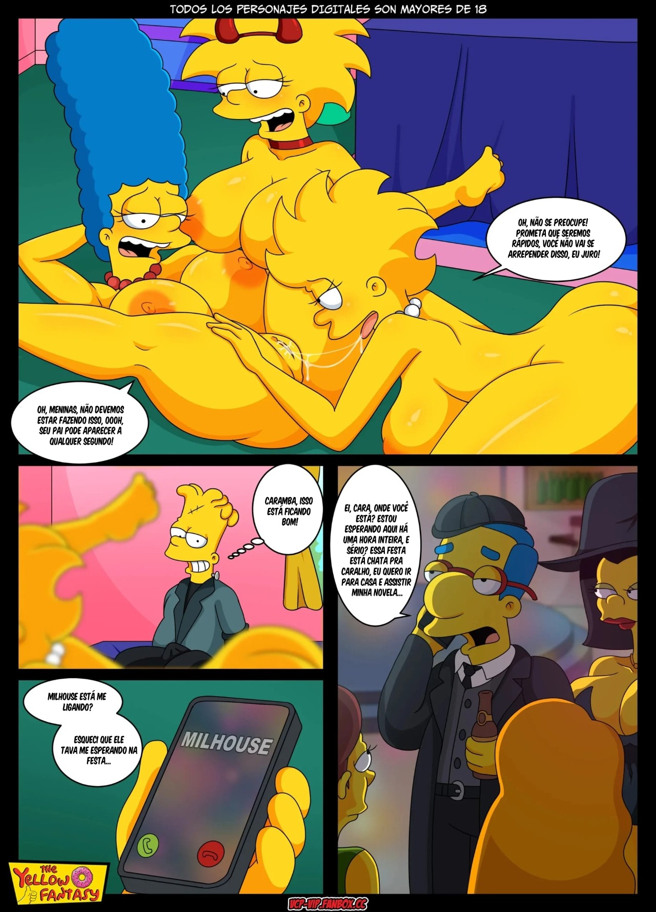 The Yellow Fantasy Part 12: Spooktacular Halloween Party Fun Hentai pt-br 06