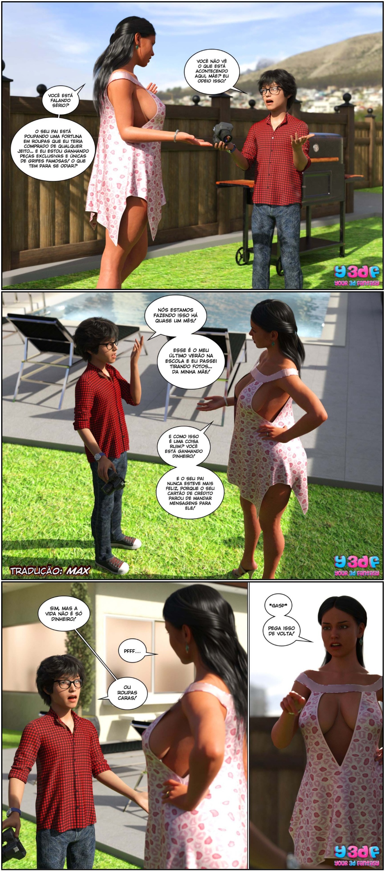 TrophyMom By Y3DF Hentai pt-br 14