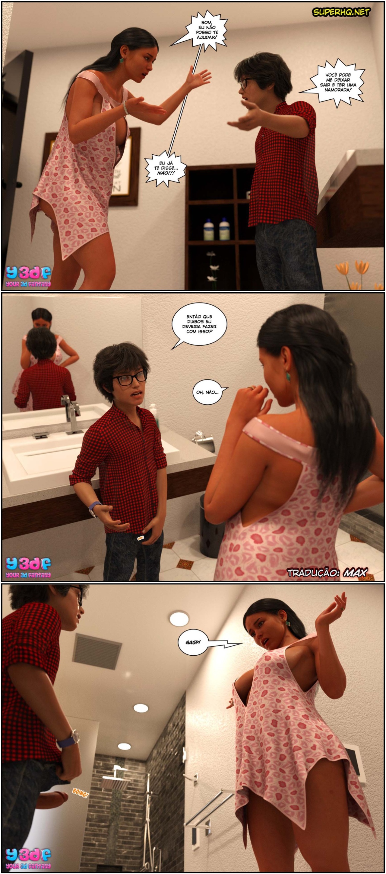 TrophyMom By Y3DF Hentai pt-br 19