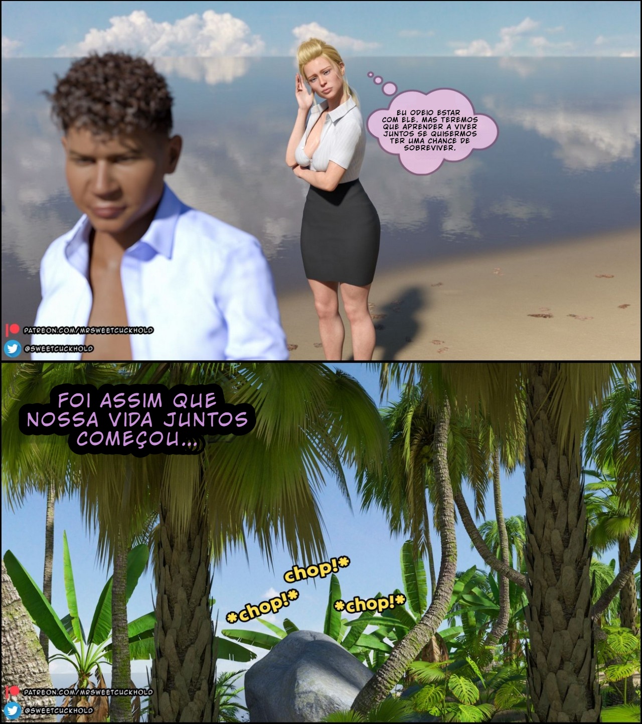 Uninhabited Island Hentai pt-br 09