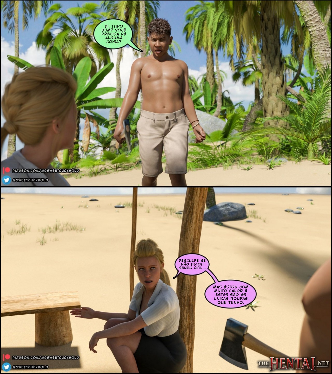 Uninhabited Island Hentai pt-br 13