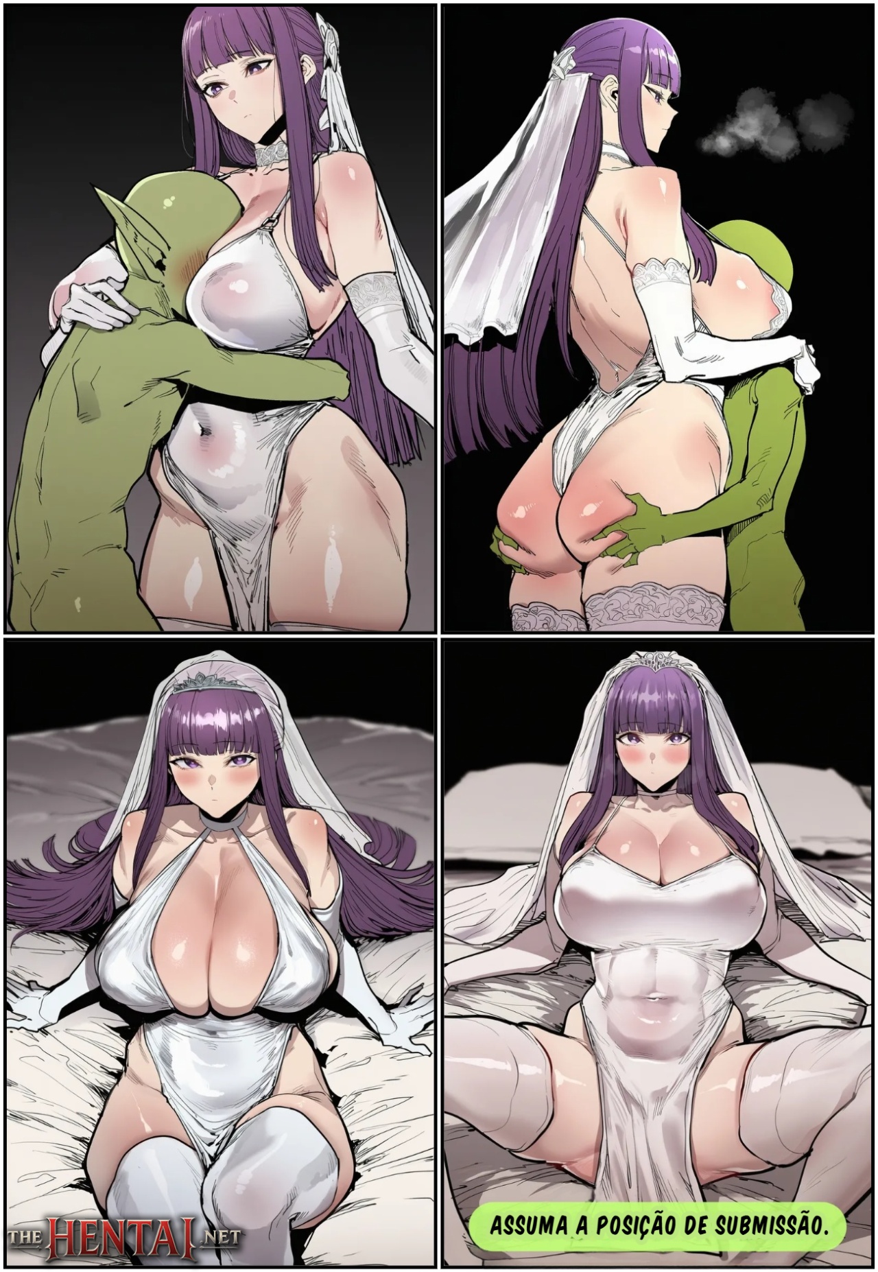 Wedding With Fern Hentai pt-br 07