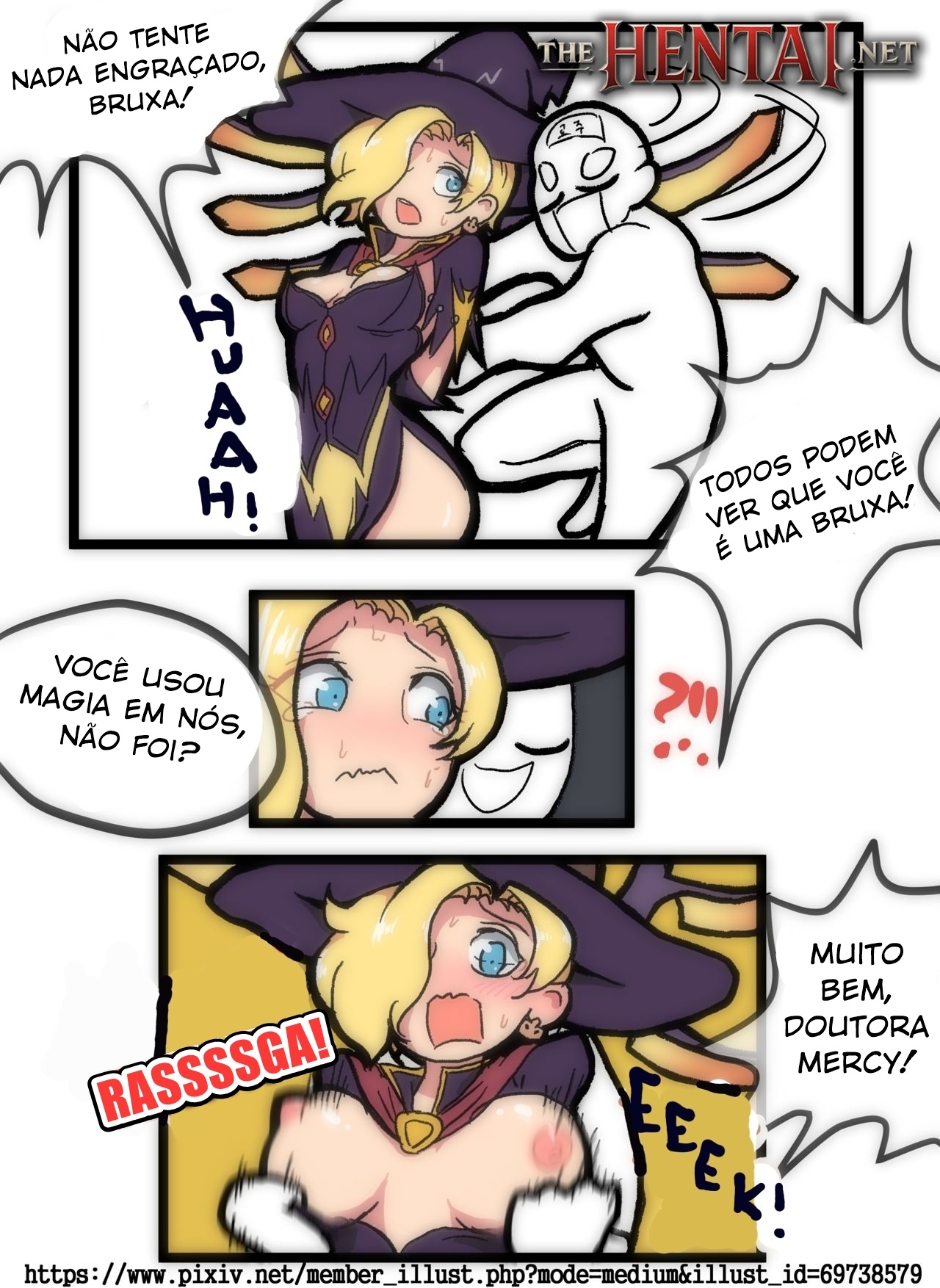 Witch Mercy By Creeeen Hentai pt-br 03