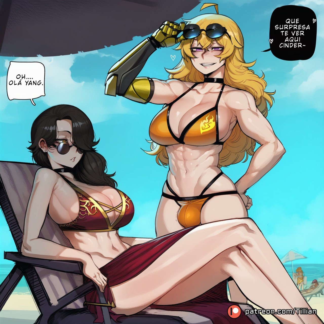 Yang Xiao Long x Cinder Fall Hentai pt-br 02