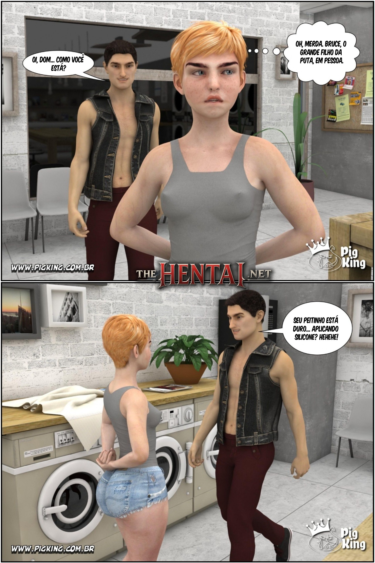 Coffee In The Laundry Hentai pt-br 05