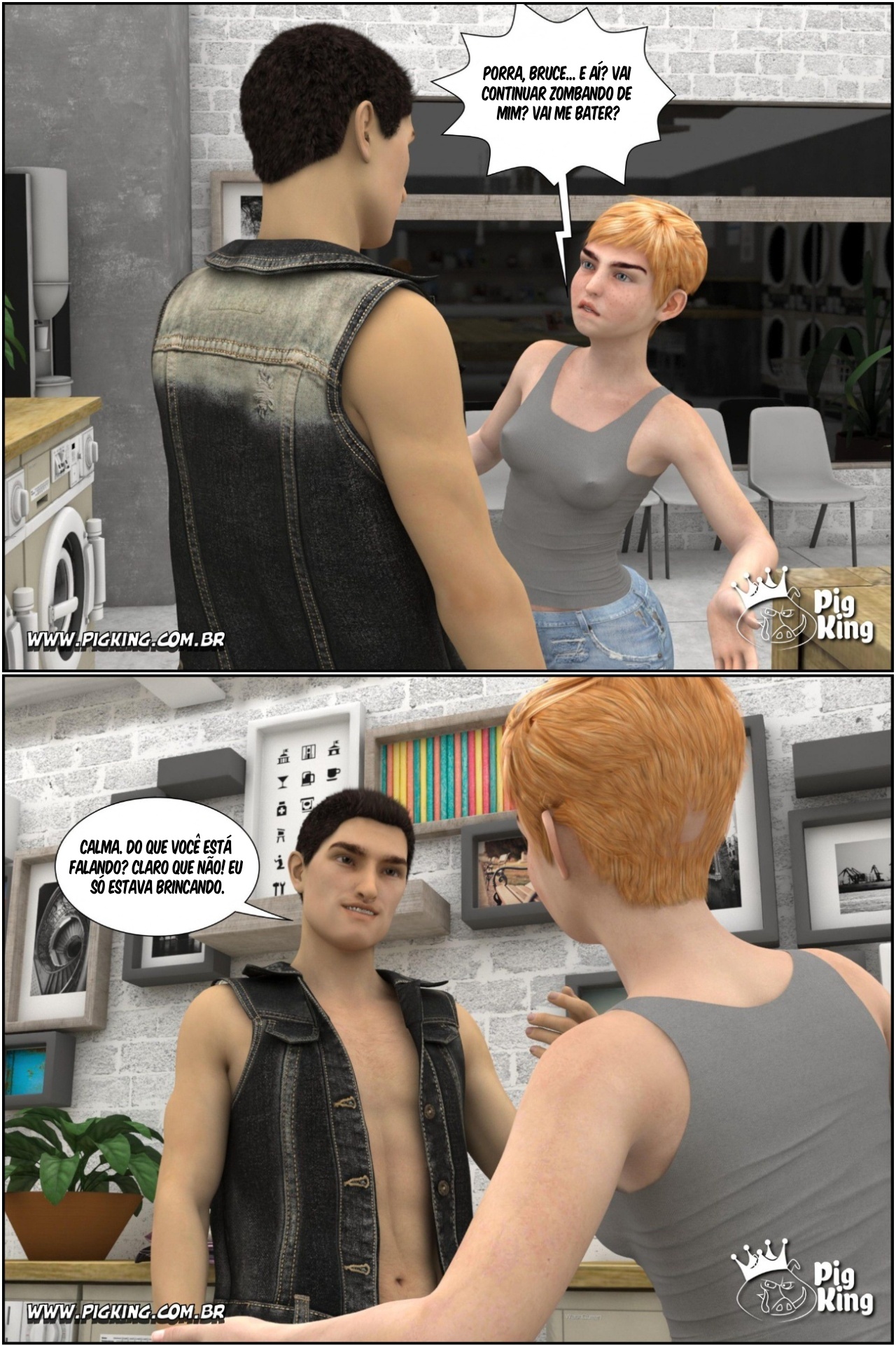 Coffee In The Laundry Hentai pt-br 06