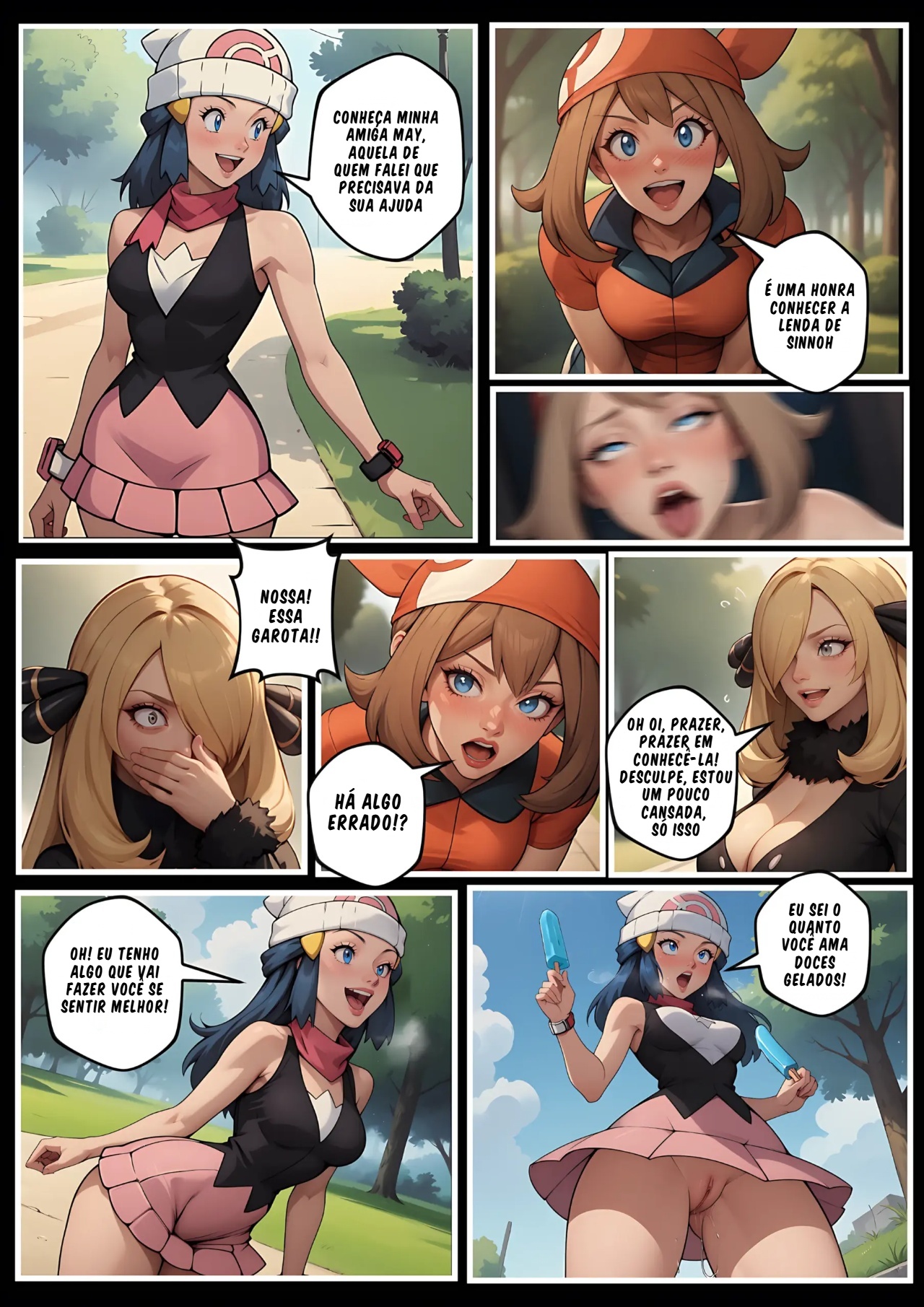 Cynthia And Dawn Hypnotraining Hentai pt-br 15