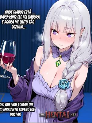Emilia Gets Sick Of Subaru Flirting With Rem So She Gets Payback