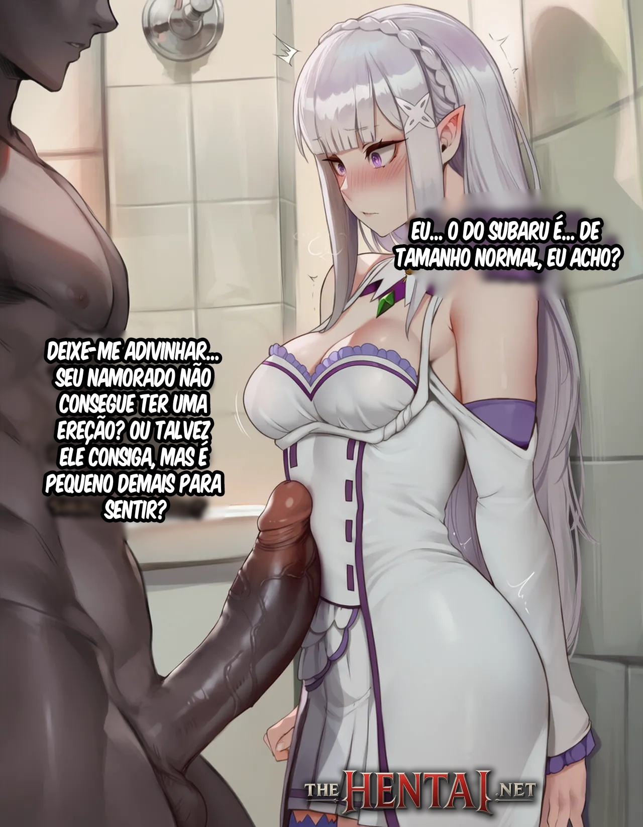 Emilia's First Time Hentai pt-br 07