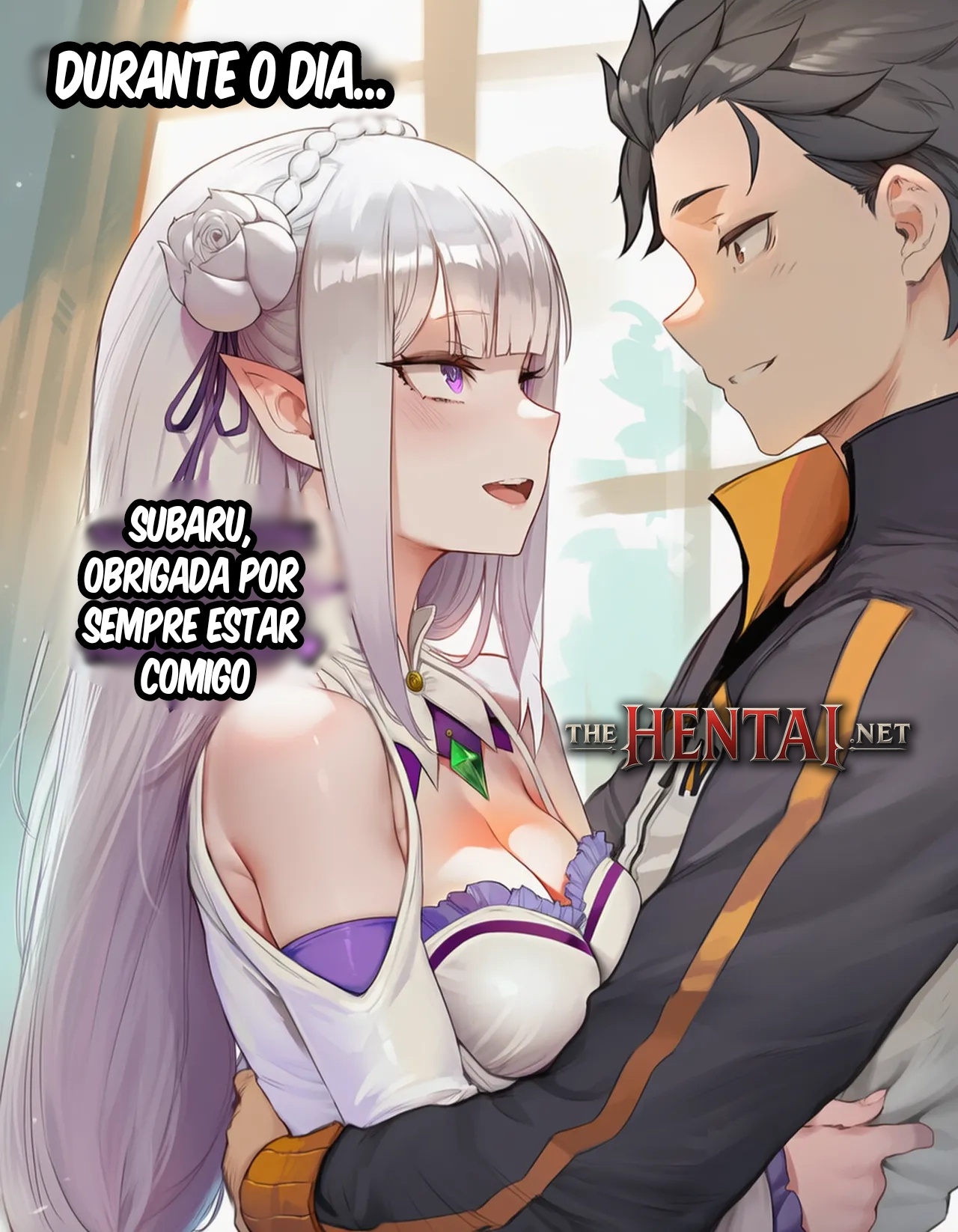 Emilia's First Time Hentai pt-br 22