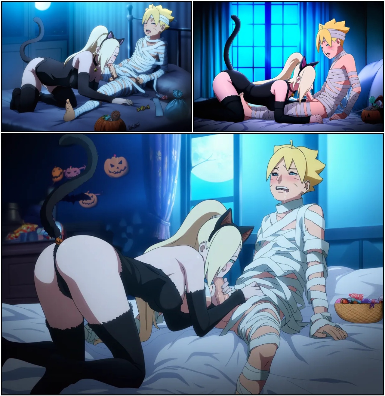 Halloween: Boruto X Ino  Hentai pt-br 13