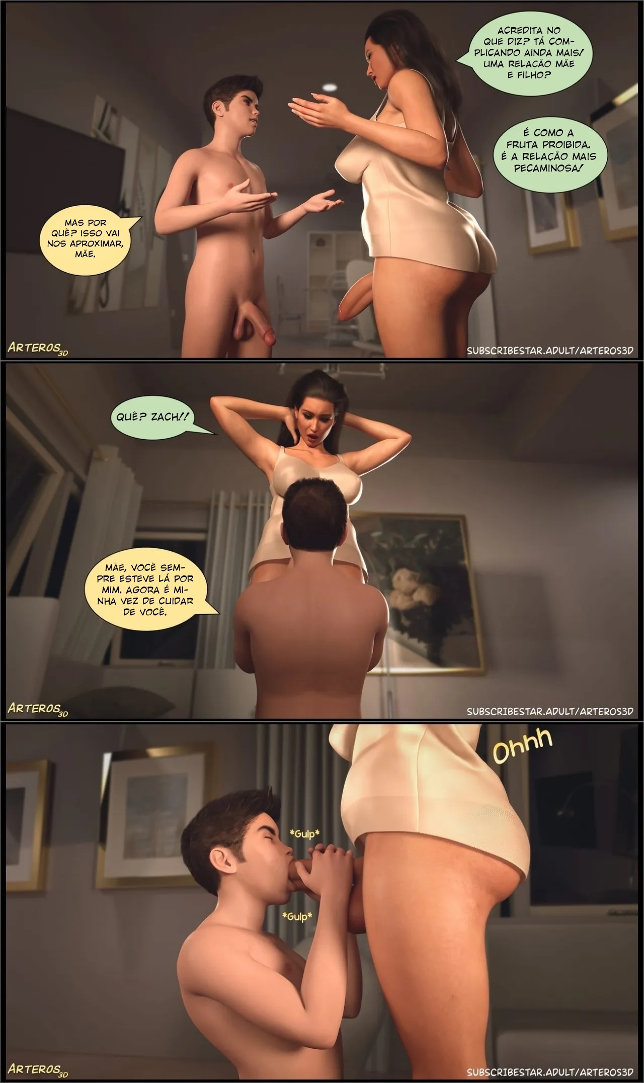 New Passion In Town By Arteros3D Hentai pt-br 83