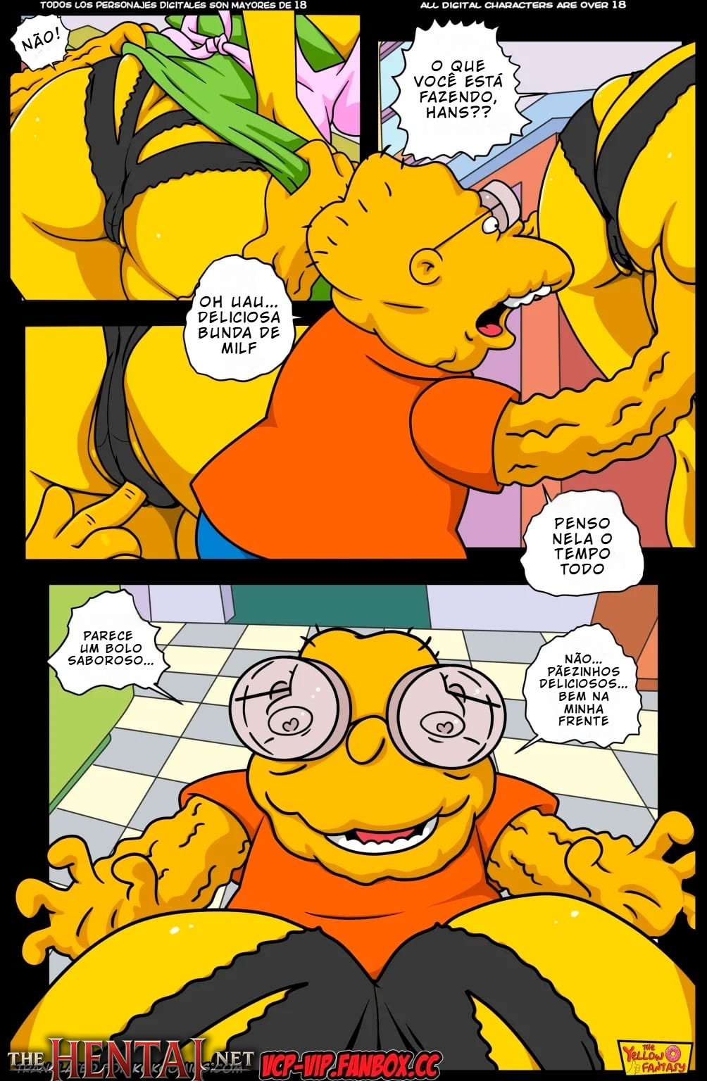 The Yellow Fantasy Part 18: Hans Moleman Show Hentai pt-br 04