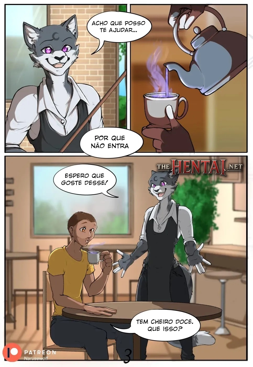 True Forn Cafe Part 2 Hentai pt-br 03