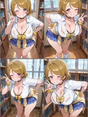 AI Generated: Hanayo Koizumi  Hentai pt-br 03