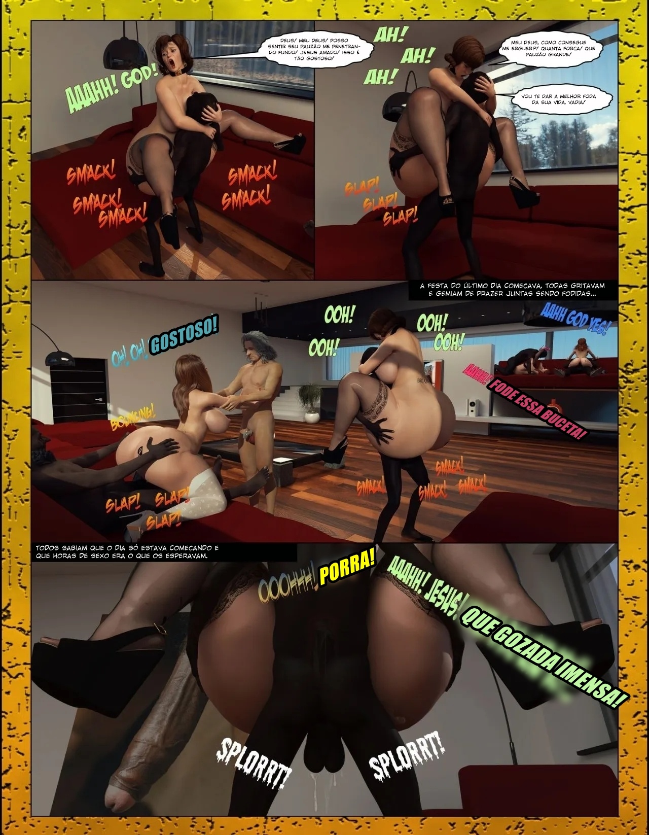Black Takeover By Moiarte3D Part 8 Hentai pt-br 10