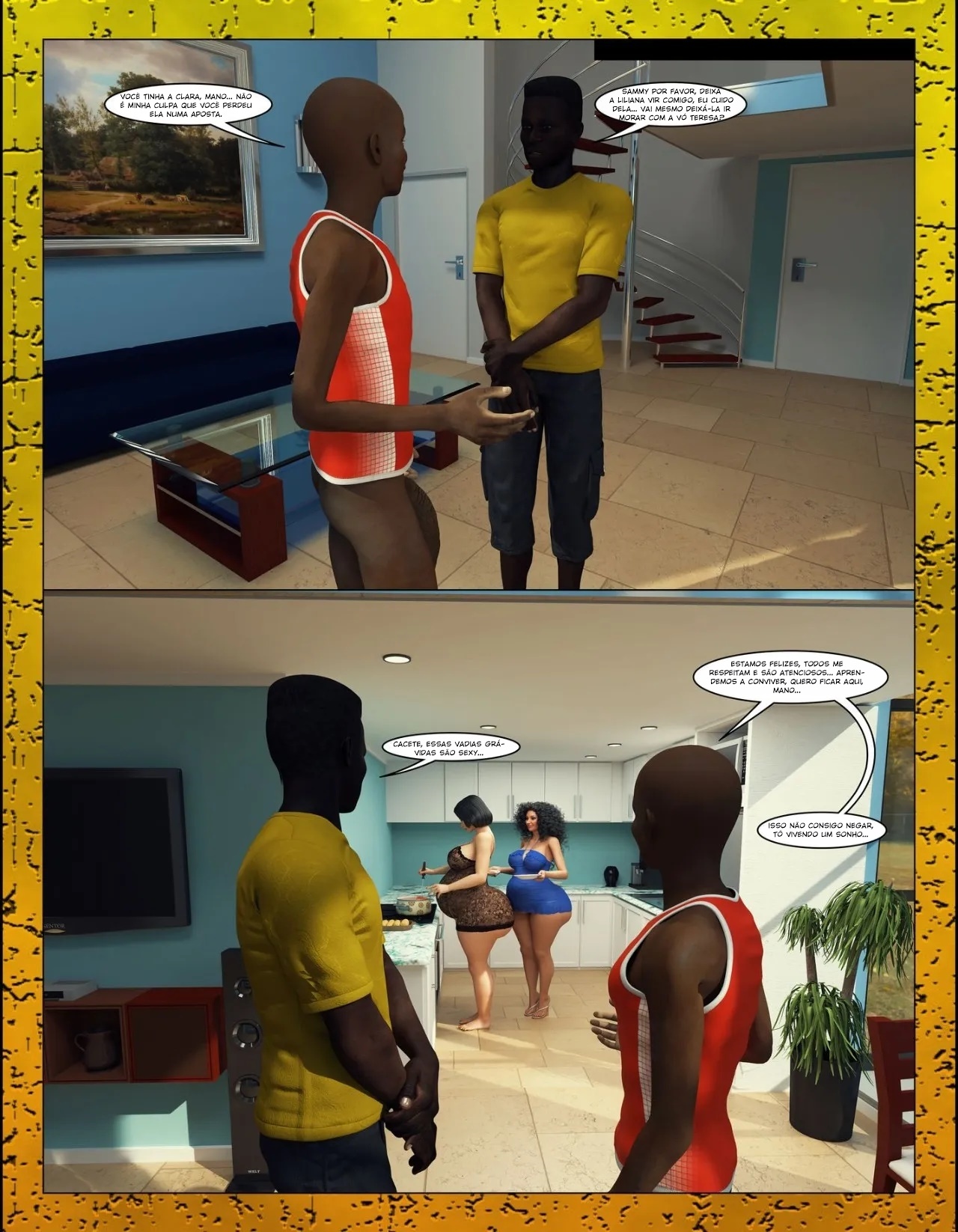 Black Takeover By Moiarte3D Part 8 Hentai pt-br 38