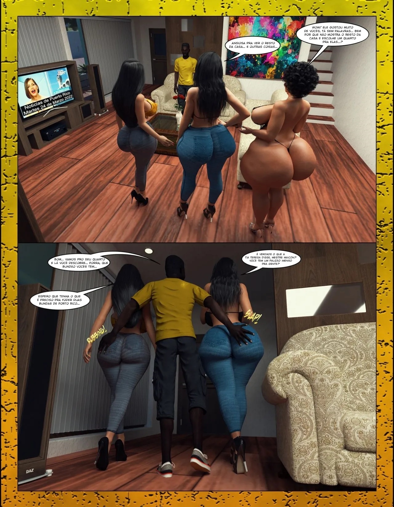 Black Takeover By Moiarte3D Part 8 Hentai pt-br 43