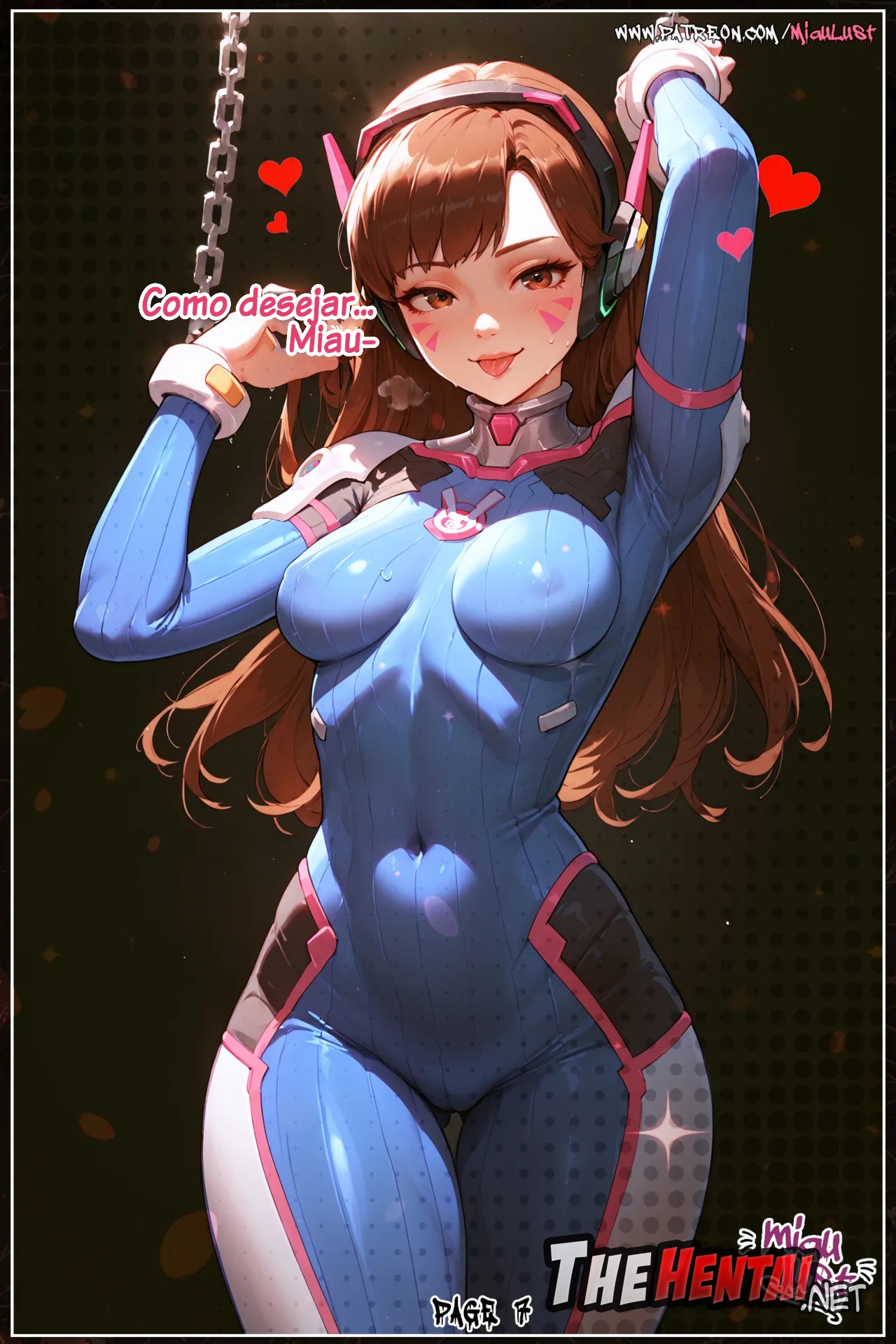 D.va From Overwatch In OVERSLUTS Hentai pt-br 08