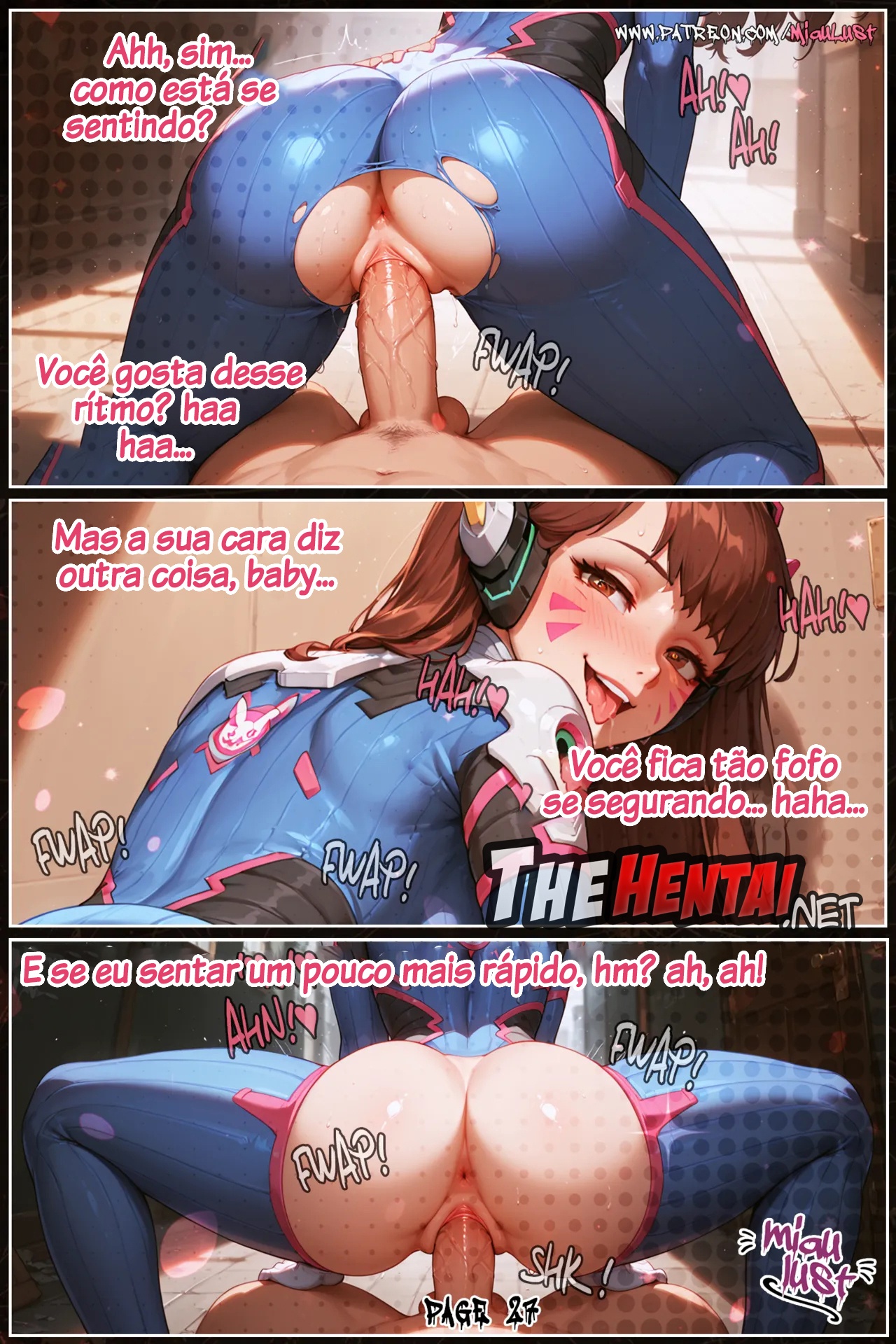 D.va From Overwatch In OVERSLUTS Hentai pt-br 29