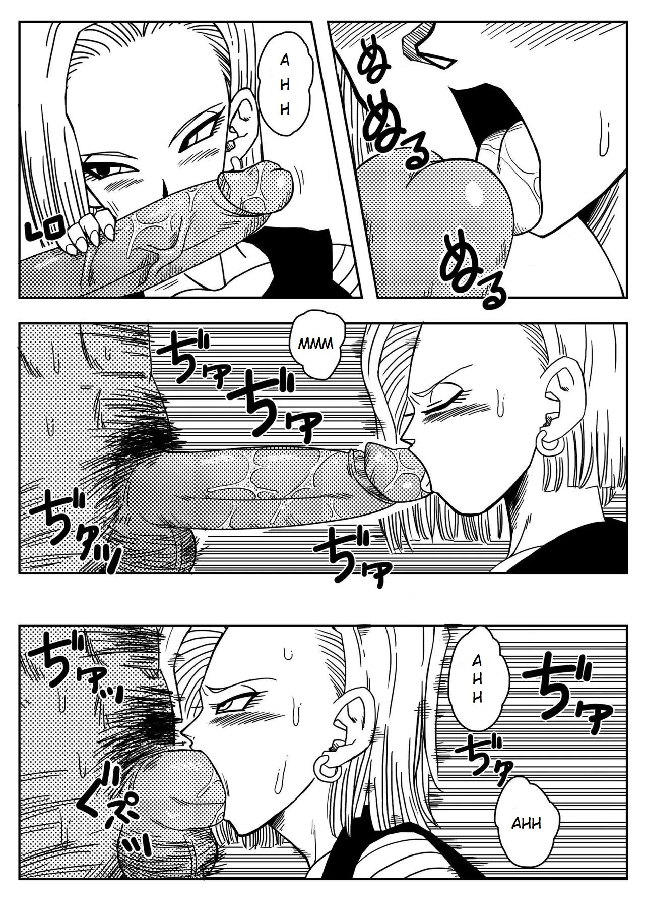 Dagon Ball: Mr. Satan vs Android N18 Hentai pt-br 06