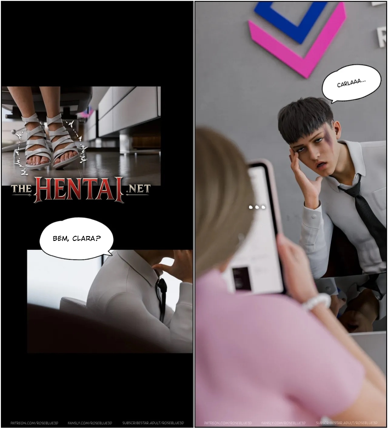 Dismissed By Rose Blue 3D Part 5 Hentai pt-br 12