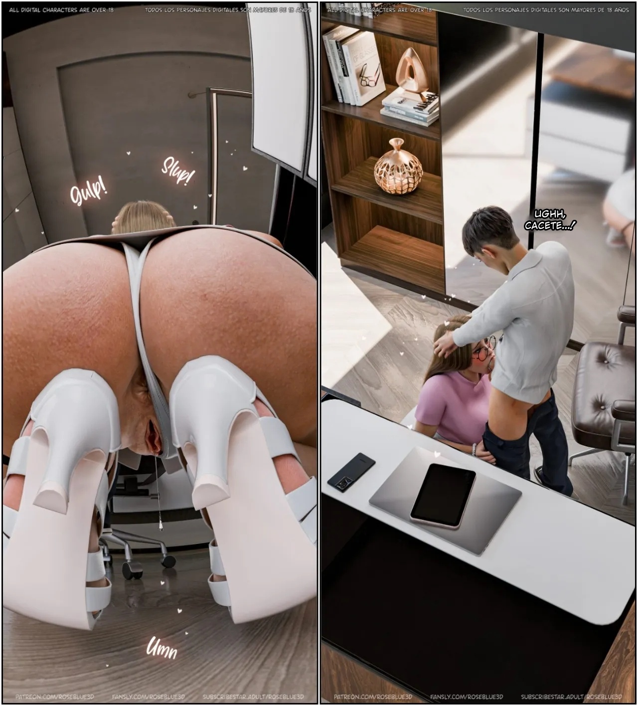 Dismissed By Rose Blue 3D Part 5 Hentai pt-br 41