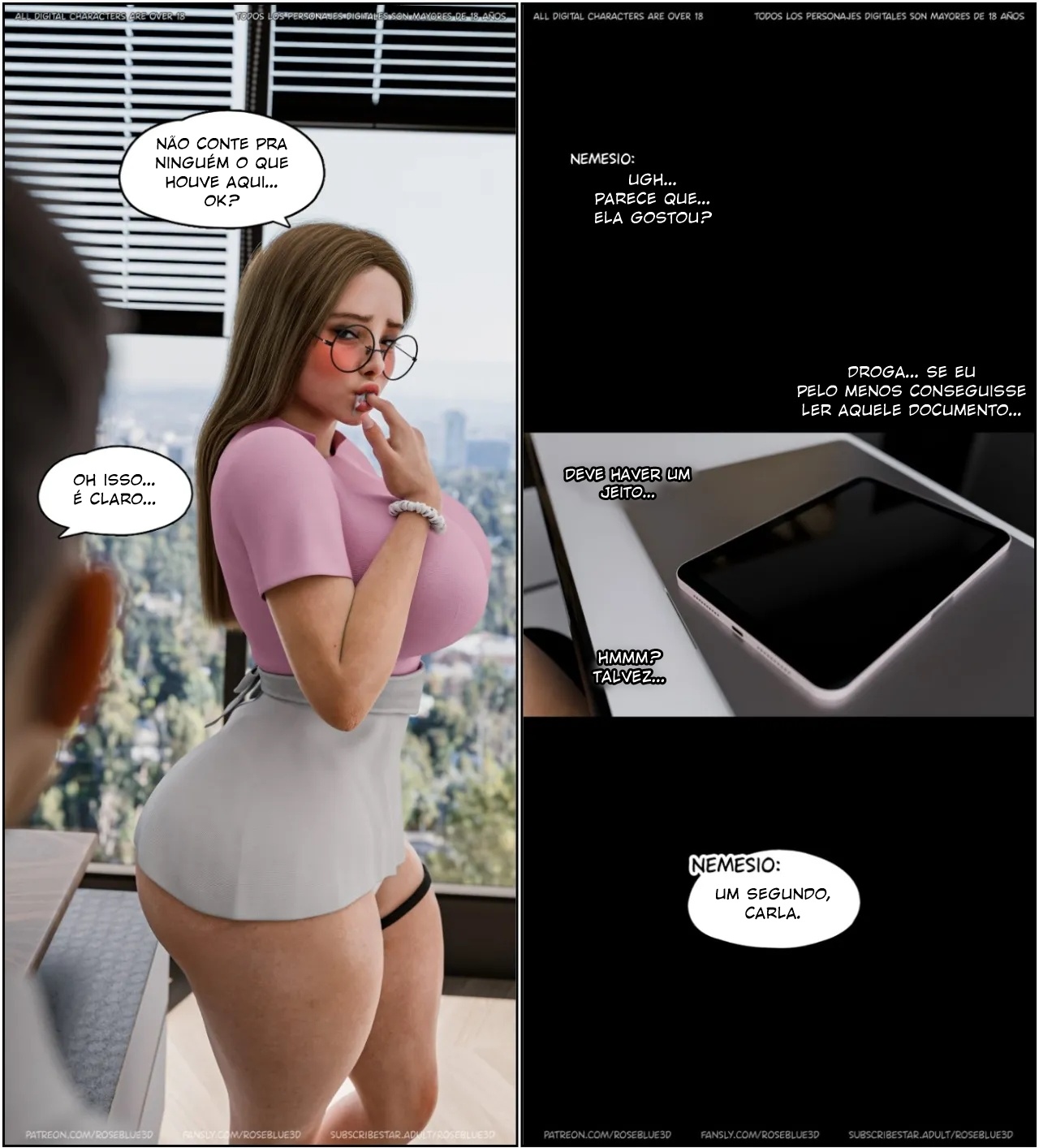 Dismissed By Rose Blue 3D Part 5 Hentai pt-br 44