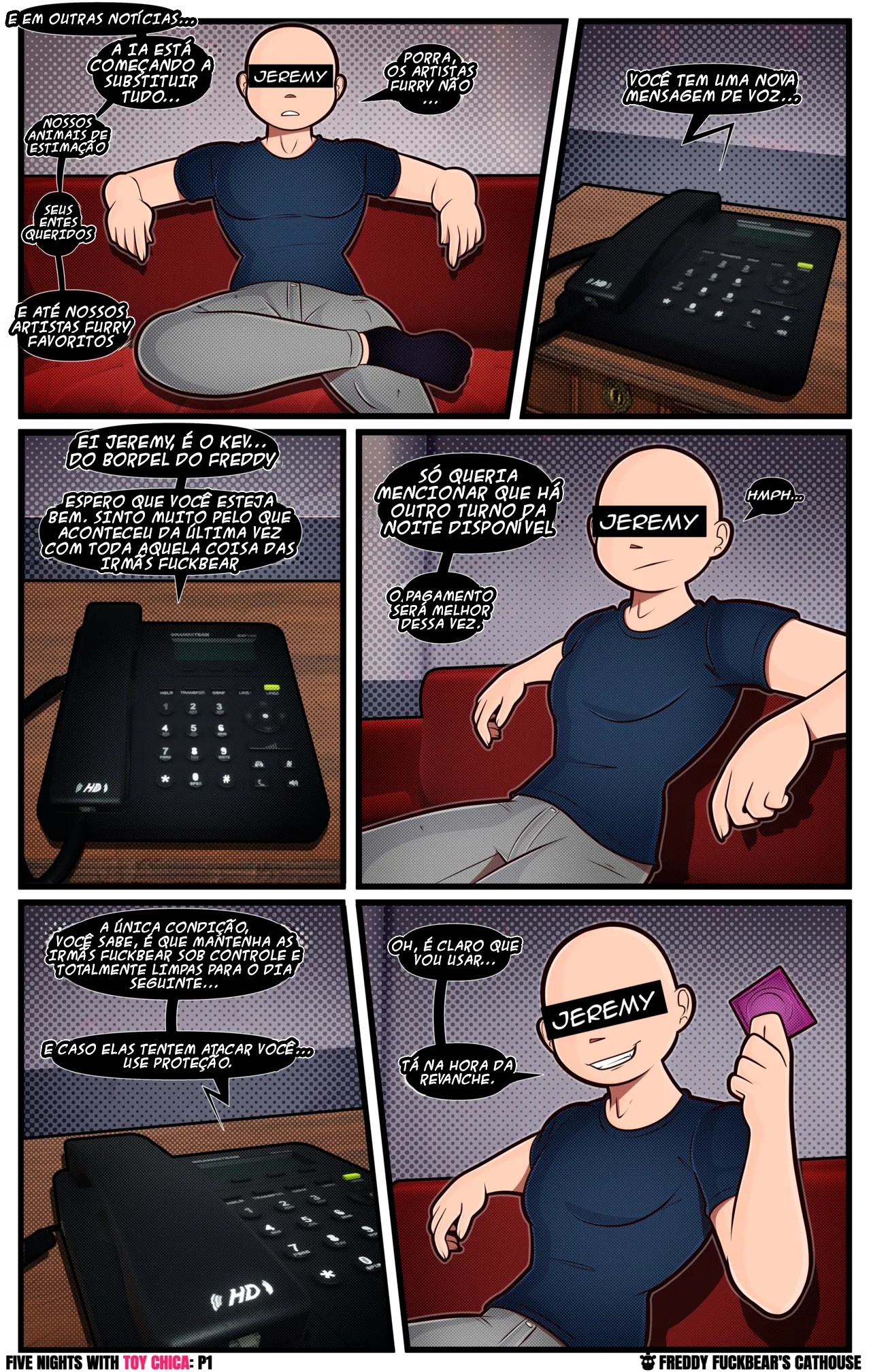 Freddy Fuckbear's Cathouse: Five Nights With Toy Chica Hentai pt-br 03