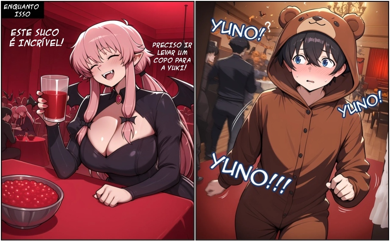 Halloween Party: Yuno Gasai Hentai pt-br 03