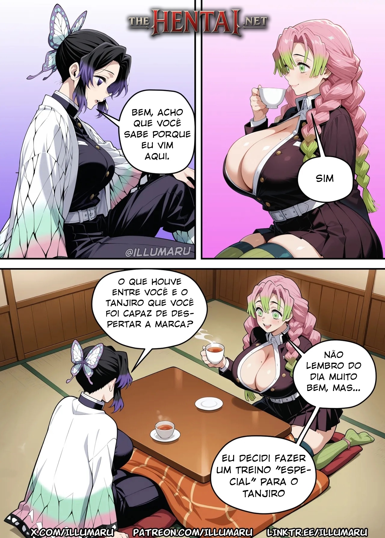 Hasira training: Shinobu Hentai pt-br 03