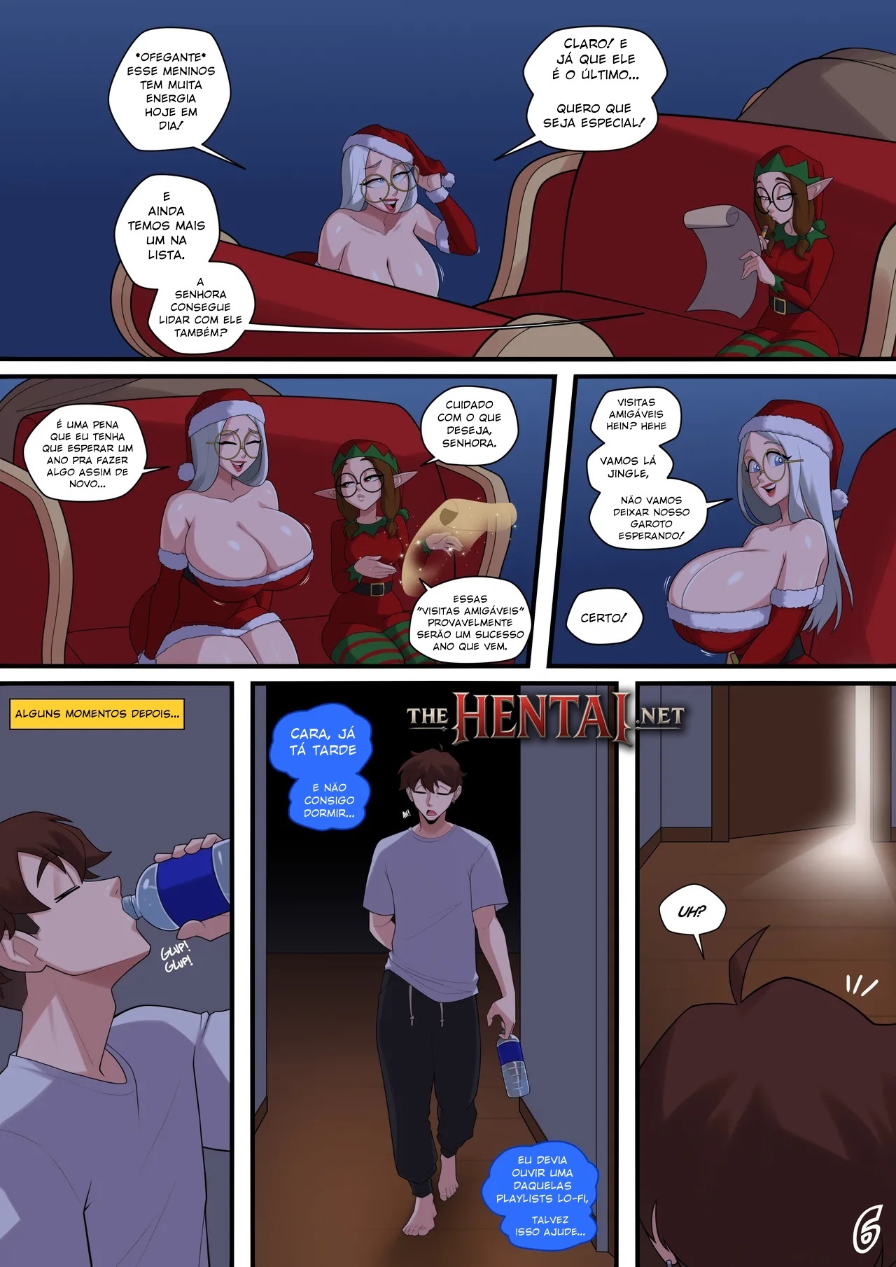 Mrs. Claus In: White Christmas! Hentai pt-br 06