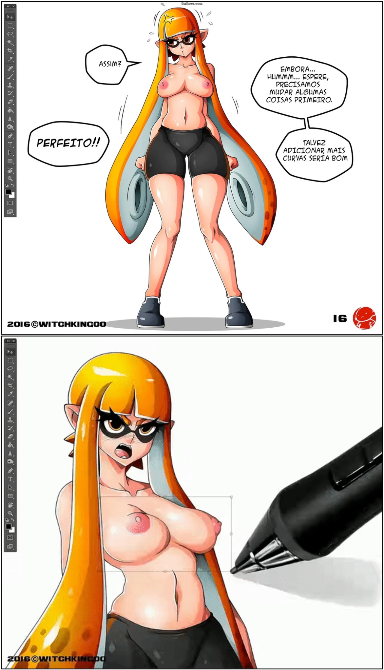 Splatoon: That Wasn't Ink... Hentai pt-br 09