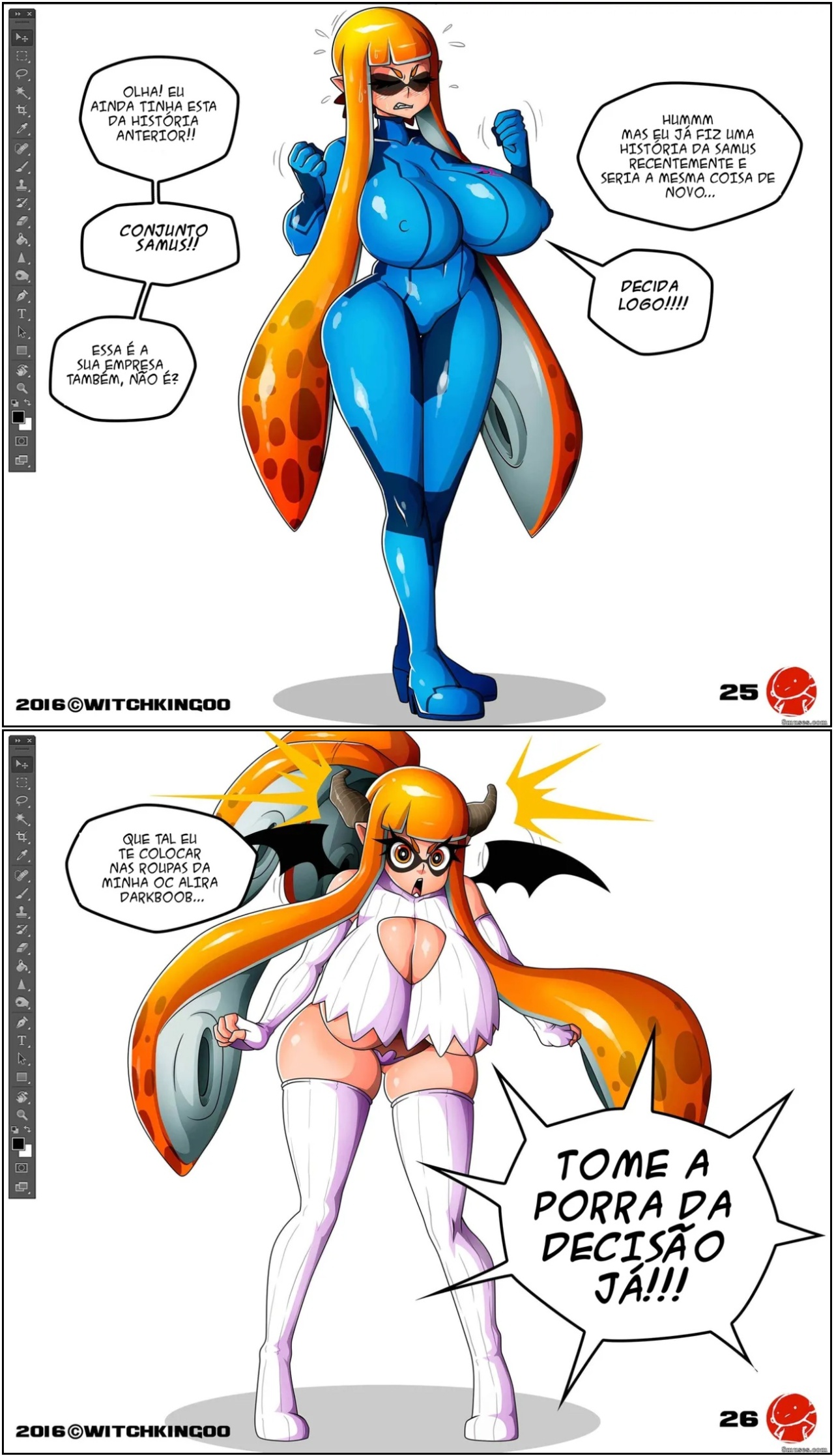 Splatoon: That Wasn't Ink... Hentai pt-br 14