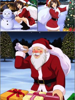 Suzumiya Haruhi And The Milky White Of Christmas Hentai pt-br 02