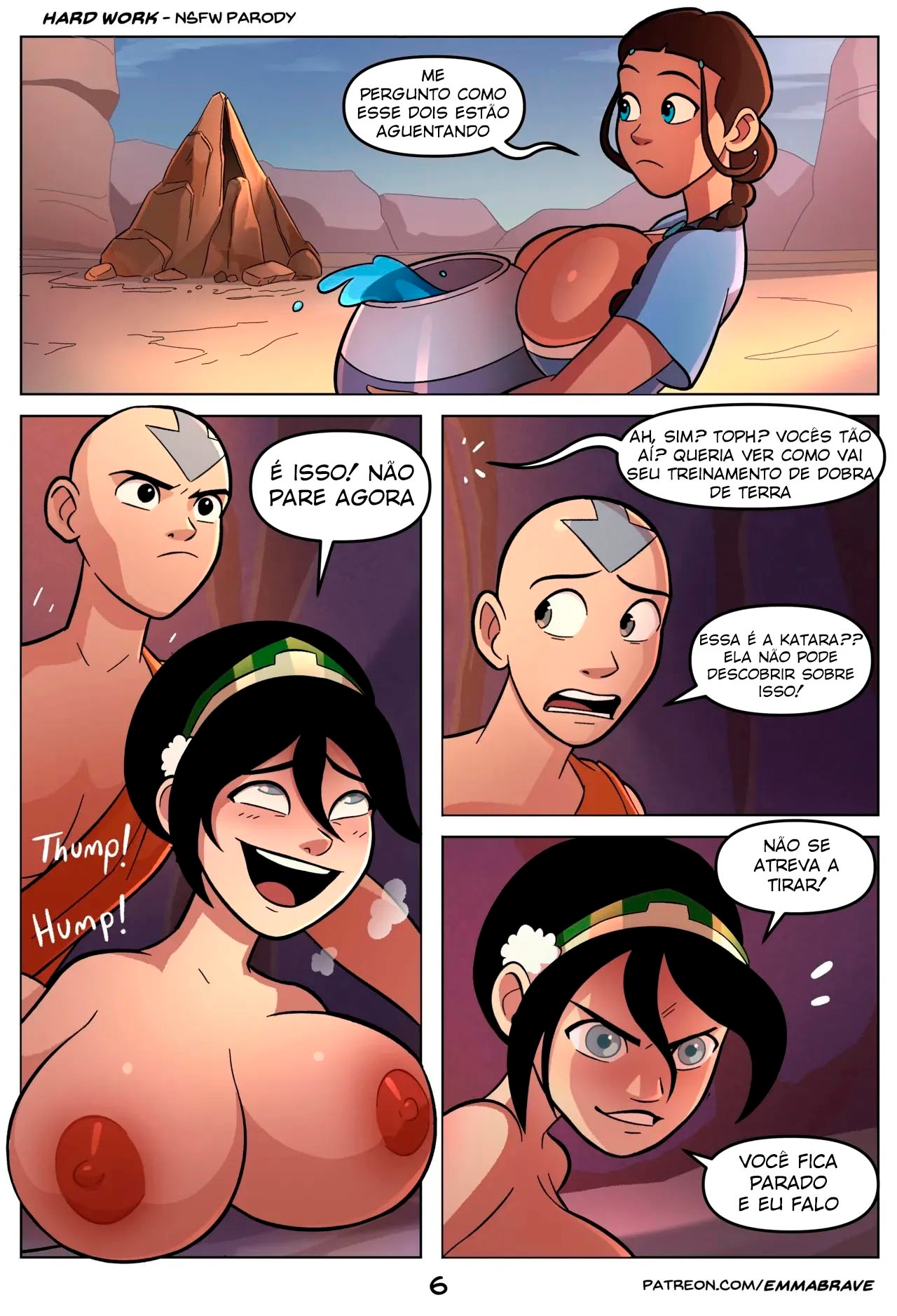 After Avatar Part 4.5: Hard Work Hentai pt-br 06