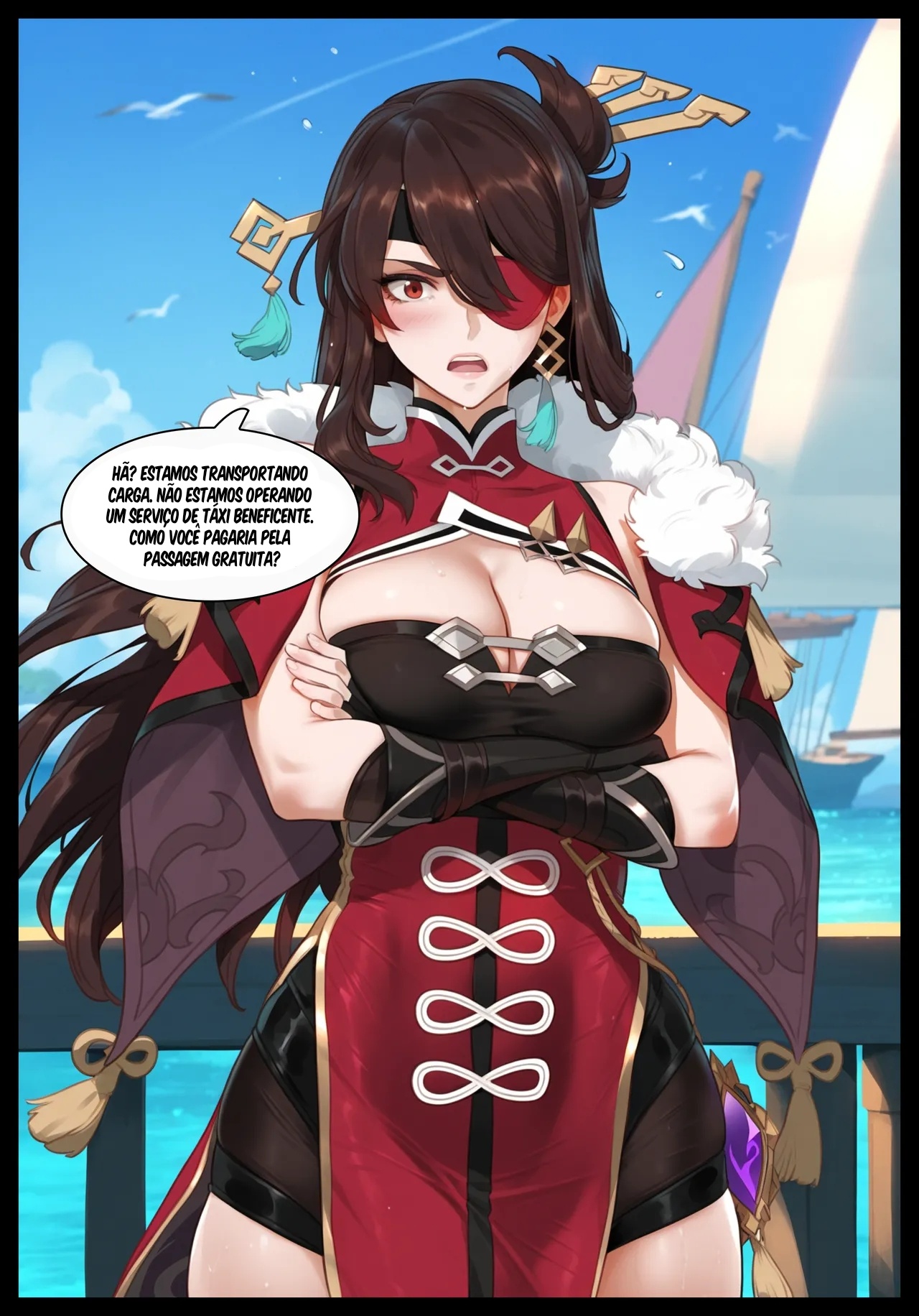 AI Generated: Beidou Hentai pt-br 03