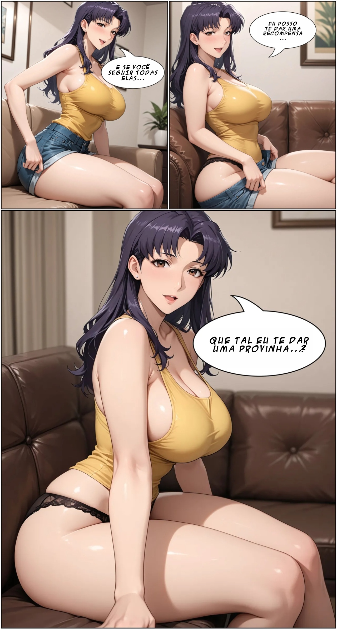 AI Generated: Misato Hentai pt-br 18
