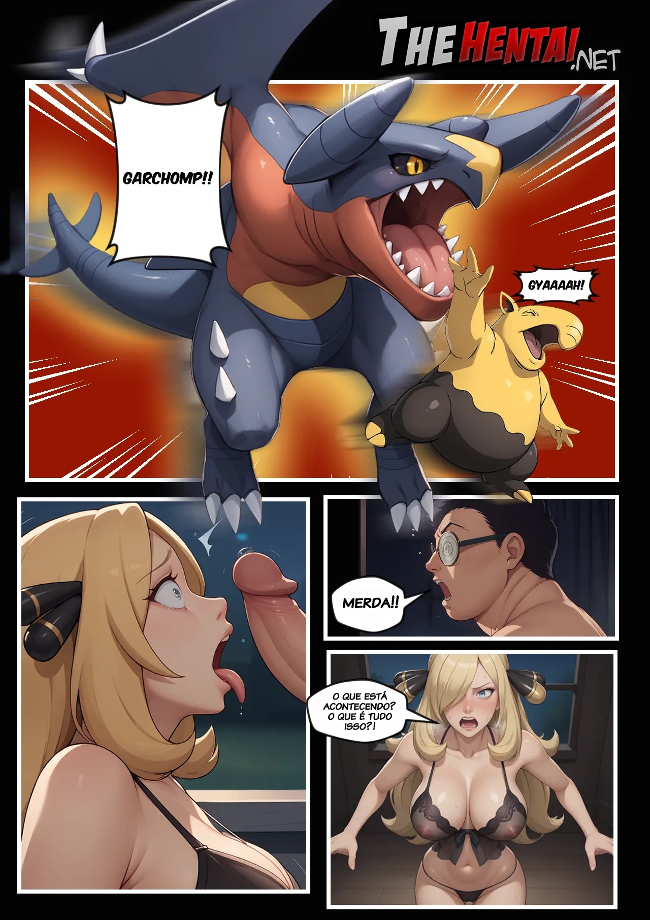 Cynthia, May And Dawn Hypnotic Training Hentai pt-br 19