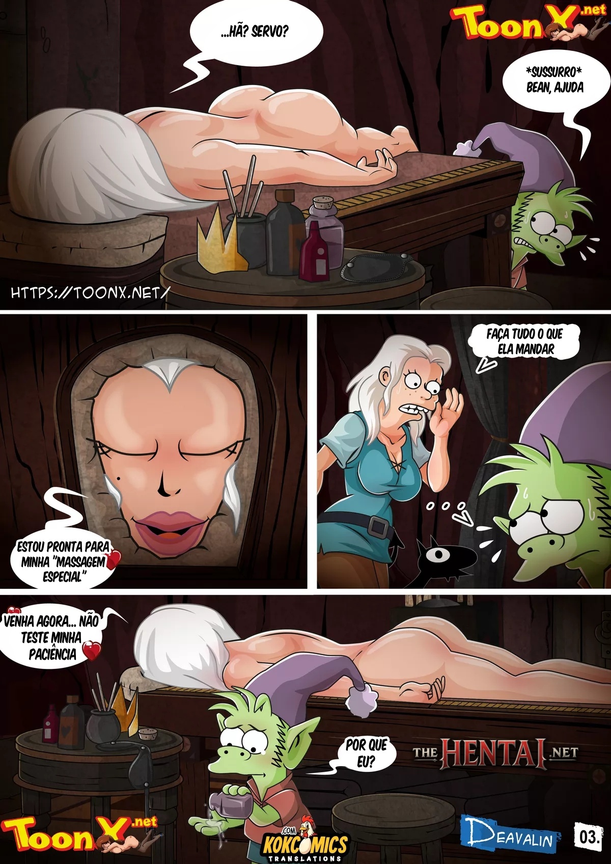 Disenchantment By Deavalin  Hentai pt-br 04
