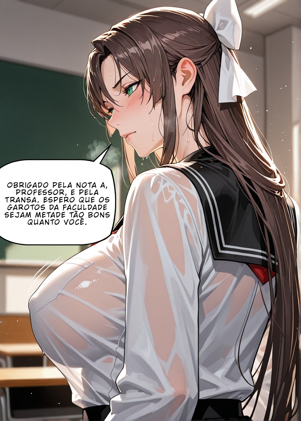 Erika Fucks Her Professor For An A Hentai pt-br 36