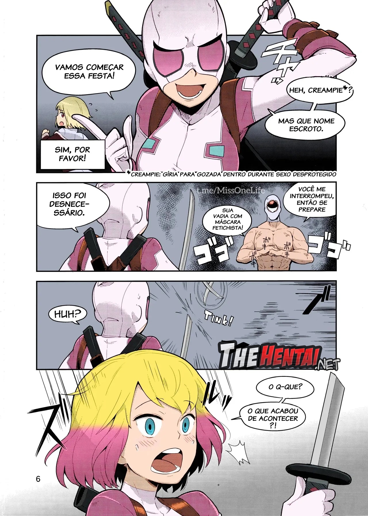 Gwenpool (Jumping Into an Indecent World) Hentai pt-br 06